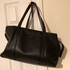 Shinola Zip Satchel Black Bag. Serial #503 204 03755. 9 Inches Strap To Bottom Base,14” W 12” L Zipper 23 In Long. Classic Tote Duffle Bag For Shopping, Classic Duffle Bag For Shopping, Shinola Bag, Selling On Poshmark, Black Bag, Luxury Items, Shoulder Bags, Satchel, Bag Lady