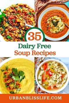 35 dairy free soup recipes that are delicious and easy to make