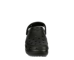 Crocs Classic Bae Women's Platform Clog Lift your style with this fun Crocs Classic Bae women's platform Clog. With a synthetic upper and customizable backstrap for personalization with Jibbitz charms, this Slip-On Clog has more edge. The Croslite cushioning gives classic Crocs comfort with a platform outsole to give this Shoe enough height for you to make a statement. Synthetic upper Slip-On Customizable backstrap Croslite foam cushioningUltra-contoured platform outsole Classic Black Synthetic Clogs, Classic Crocs, Black Crocs, Platform Clogs, Rack Room Shoes, Rack Room, Clogs, Charms, Slip On