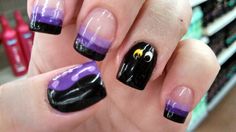 Disney Ursula Nail Art, Little Mermaid Nails, Shellac Designs, Frozen Nails, Disney Princess Nails, Hawaiian Nails, Super Cute Nails