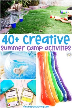 the ultimate summer camp activities for kids to play with and learn how to use them