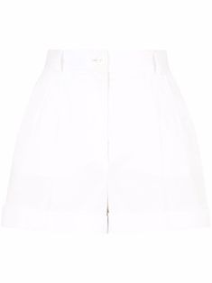 White Tailored Shorts, Pantsuits For Women, Tailored Shorts, Power Dressing, Shorts White, Dolce E Gabbana, Slim Fit Trousers, Lady Dior, White Pants