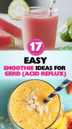 the cover of an easy smoothie idea for gerd acid reflexx is shown