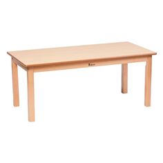 a wooden table with no legs on it