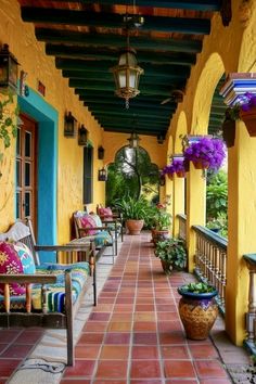 Spanish Style Kitchen, Mexican Interiors, Hacienda Homes, Eclectic Maximalism, Spanish Hacienda, Outdoor Patio Ideas, Fantasy Homes, Patio Ideas