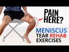 5 Exercises to Fix the ROOT CAUSE of a Torn Meniscus (NEW Research) - YouTube Meniscus Surgery Recovery, Meniscus Surgery, Knee Surgery Recovery, Knee Pain Relief Exercises, Inner Knee Pain, Knee Pain Exercises, Body Pain Relief, Exercise To Reduce Thighs