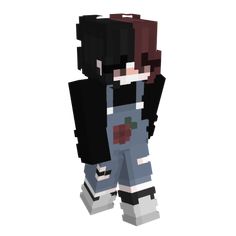 an image of a minecraft character standing in front of the camera