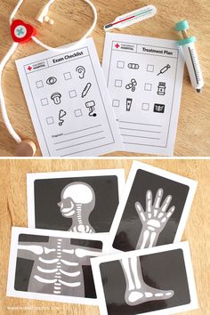 the skeleton worksheet is shown with scissors and tape