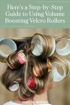 We asked hair stylists to share a step-by-step technique for using velcro rollers in your hair. These trending hair tools result in bouncy volume and longer-lasting curls. #easyhairhacks #haircare #hairstyletips #hairtutorials #volumeboostinghairstyles #marthstewart#diybeauty#beautytips Curl Hair With Rollers, Using Velcro Rollers, Best Hair Rollers, Hair Rollers Tutorial, Velcro Hair Rollers, Best Hair Curler, Curled Hairstyles For Medium Hair, Roller Curls, Velcro Rollers