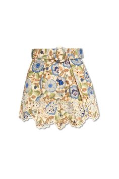 Cotton Floral Embroidery Shorts For Spring, Fitted Floral Embroidery Shorts For Spring, Fitted Cotton Shorts With Floral Embroidery, Floral Embroidered Cotton Shorts, Floral Embroidery Cotton Shorts, Spring Floral Embroidered Shorts, Short Cotton Bottoms With Floral Embroidery, Cotton Bottoms With Floral Embroidery, Short Length, Cotton Bottoms With Floral Embroidery In Short Length