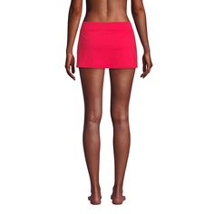 At Lands' End we're proud to believe every body is a beach body. As long as you have the right swimwear having fun at the beach or just enjoying an afternoon at the pool is easy. And we think these Women's Chlorine Resistant Mini Swim Skirt Swim Bottoms are just what you need to feel good and look great. Made from a stretchy nylon-spandex blend they deliver UPF 50 sun protection that doesn't fade and helps keep you safe from burns. An attached panty ensures modesty comfort and coverage. We've al Stretch Swim Dress For Water Sports, Casual Swim Skirt For Beach Season, Beachwear Swim Skirt For Summer Water Sports, Summer Beachwear Swim Skirt For Water Sports, Beachwear Swim Skirt For Water Sports In Summer, Pink Athleisure Swim Skirt For Summer, Casual Stretch Skort For Pool, Stretch Casual Skort For Pool, Pink Swim Skirt For Swimming