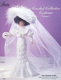 an advertisement for a wedding gown and veil