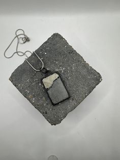 Dual toned cement pendant on nickel free metal Concrete Pendant, Duo Tone, Royal Oak, Cement, Pendant Necklaces, Necklace Etsy, Jewelry Necklace Pendant, Jewelry Necklaces, Necklaces