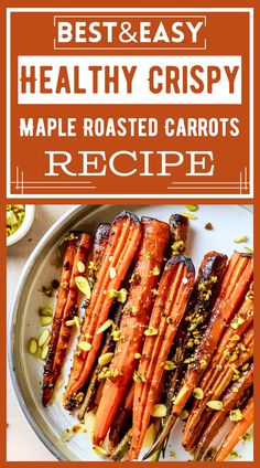 These Maple Roasted Carrots are a divine amalgamation of sweetness and richness, with a buttery maple glaze that enhances the natural flavor of the carrots to create a perfect holiday side dish. Cheese Dip Recipes Easy, Pumpkin Cream Cheese Dip, Pumpkin Hummus Recipe, Maple Roasted Carrots, Loaded Baked Potato Casserole, Cream Cheese Recipes Dip, Maple Glazed Carrots, Roasted Carrots Recipe, Holiday Side Dish