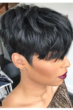 Short Haircuts For Black Women, Short Black Hair, Haircuts For Black Women, Best Short Haircuts, Very Short Hair, Short Black Hairstyles, Short Pixie Haircuts, Short Natural Hair Styles