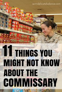 a woman shopping in a grocery store with the words 11 things you might not know about the