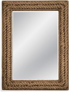 a mirror that is made out of rope