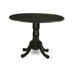 a black table with an oval top and four legs, on a white background is shown