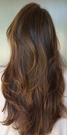 balayage hair color brunette - Google Search Brown Highlights, Balayage Brunette, Long Wavy Hair, Hair Color Balayage, Balayage Highlights, Good Hair Day, Great Hair