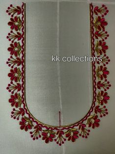 Simpal Work In Blouse, Mashin Embroidery Design Blouse, Hand Thread Work Designs, Machine Embroidery Work Blouses, Machine Work Blouse Designs Simple, Blouse Thread Embroidery Designs, Blouse Machine Work Designs, Blouse Hand Embroidery Designs Pattern, Thread Hand Work Blouse Design