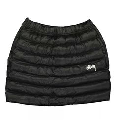 Insulated Skirt, Nike X Stussy, Nike Stussy, Stussy Women, Name Tag, Black Skirt, Cheer Skirts, New Black, Black Fashion