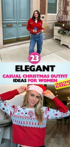 Christmas Outfit Women Casual, Casual Christmas Outfits For Women, Christmas Day Outfits, Christmas Outfit Ideas For Women, Christmas Outfit Casual, Work Christmas Party, Christmas Day Outfit