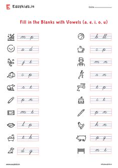 fill in the blanks with words and numbers to be used for writing worksheets