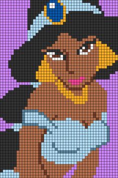 an image of a cartoon character made out of pixels