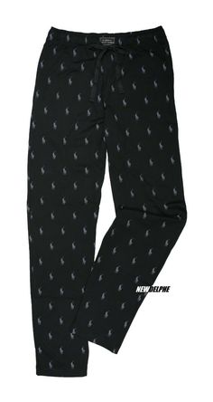 POLO RALPH LAUREN MEN'S ALLOVER PONY SLEEPWEAR PANT "This relaxed-fitting Sleepwear pant is crafted from 100% cotton broadcloth and features and allover pattern of POLO RALPH LAUREN Pony logos" BLACK  with Allover Signature Pony Logos INSEAM ABOUT 31" SIZE(U.S Men's) SMALL (S) MEDIUM (M) LARGE (L) XLARGE (XL) Brand New with Tags   Detail Description U.S size Relaxed fit Allover Pony Logos Elastic Waistband Roomy Straight Legs Side on-seam Pockets About 31" Inseam  100% Cotton Machine Washable Im Cotton Sweatpants With Pockets For Sleep, Black Cotton Casual Sleepwear, Casual Black Cotton Sleepwear, Casual Cotton Sweatpants For Pajama Party, Relaxed Fit Cotton Pants For Sleepover, Comfortable Cotton Sweatpants For Sleep, Black Sleepwear With Pockets In Long Pants Style, Comfortable Black Cotton Sleepwear, Casual Cotton Pants With All Over Print