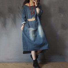 Vintage Jean Dress, Ripped Dress, Dress Hoodie, Dresses To Make, Long Denim Jacket, Denim Hoodie, Camo Dress, Patchwork Denim, Hooded Dress