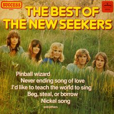 the best of the newseekers album cover with an image of four young women in tall grass