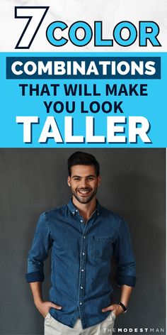 Tips for wearing colors that make your appear tall. How to dress to look taller. Easy tips to look taller. Exercises That Make You Taller, How To Look Taller Outfits Men, Short Man Outfit, Pants To Make You Look Taller, How To Dress For Your Body Type Men, How To Look Taller Outfits, Dress To Look Taller, Formals For Men