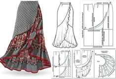 the skirt is designed to be very long