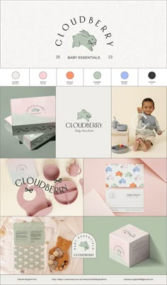 the website for cloudberry is designed to look like it's made out of paper