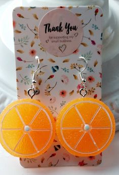 Cute KAWAII Retro Orange Slice Segment Resin Earrings 36mm Silver Plated Earring Hooks Orange Slice Earrings, Orange Hypoallergenic Round Earrings, Hypoallergenic Round Orange Earrings, Gift Orange Hoop Earrings With Ear Wire, Orange Earrings With Ear Wire For Gift, Nickel Free Orange Drop Earrings, Orange Hoop Earrings With Ear Wire As Gift, Orange Hoop Earrings With Ear Wire For Gift, Nickel-free Orange Drop Earrings