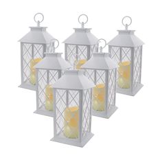 PRICES MAY VARY. MATERIAL: The shell of this Hanging Glass Panes candle Lantern made of durable weatherproof polycarbonate. The Perfect combination with 4 good light penetration clear glass. The pure white color not only take the elegant style, but also bring the surrounding up a notch instantly. The material improves the quality of the product and maximize the efficiency of the lighting effect more outstanding at the same time. MIDIUM SIZE: 13.7" in height and 5.6" in side length, this standard Tall Lanterns, Timer Candles, Ivory Candles, Lantern Candle Decor, Candle Lantern, How To Make Lanterns, Flickering Candles, Led Candle, Candle Flames