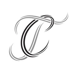 the letter c is made up of lines