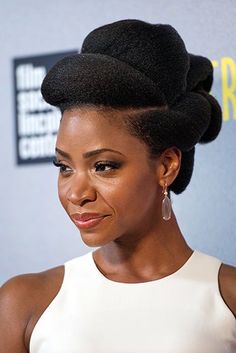 Teyonah Parris, Natural Hair Wedding, Natural Hair Bride, 4c Hair, Natural Hair Updo, Natural Hair Inspiration, Short Natural Hair Styles, Black Natural Hairstyles, African Hairstyles