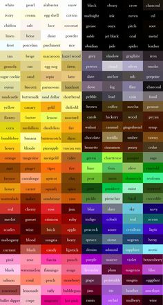 the color scheme for an image on facebook