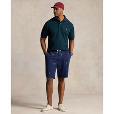 We’ve brought back these Big & Tall shorts from our archives and updated them with a comfortable drawstring waist and a hint of stretch. They are embroidered all over with the iconic P-Wing logo from the 1992 Polo Sport Stadium collection. Casual Ralph Lauren Short-length Bottoms, Wing Logo, Wings Logo, Polo Sport, Stretch Chinos, Big & Tall, Chino Shorts, Short Outfits, Drawstring Waist