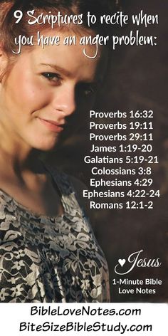 a woman smiling with the bible verse above her