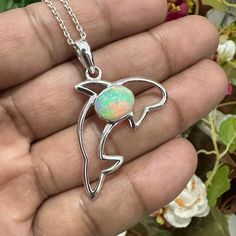 Amazing Natural Ethiopian Opal Dolphin Pendant Necklace, 925 Sterling Silver Opal Necklace Jewelry, October Birthstone Jewelry for gift ♥️ We accept customization contact us For Custom orders. ♥️ Product Detail :-- ♥️ Metal :- 925 Sterling Silver ♥️ Gemstone :- Genuine Opal ♥️ Main stone creation :- Natural ♥️ Pendant Size :- Length :- 1.44 Inches. Width :- 1.22 Inches. ♥️ Pendant Weight :- 3.72 grams. ♥️ Metal Purity : 925 parts per 1000 ♥️♥️♥️♥️♥️♥️♥️♥️♥️♥️♥️♥️♥️♥️♥️♥️♥️♥️♥️♥️♥️♥️♥️♥️♥️♥️♥️♥️♥ Opal Jewelry With Polished Finish For Gift, Silver Opal Jewelry Gift, Silver Opal Necklace Gift, Silver Opal Necklace For Gift, Opal Necklaces With Polished Finish As Gift, Opal Jewelry Stamped 925 As Gift, Opal Necklace With Polished Finish For Gift, October Birthstone Jewelry, Cosmic Consciousness