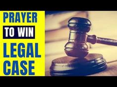 a gaven sitting on top of a wooden table with the words prayer to win legal case