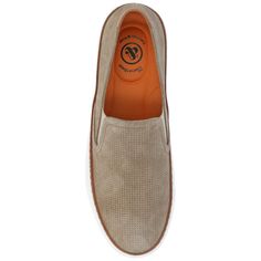 Slip your foot into this Tillman casual sneaker from Thomas & Vine and up your fashion game. A 12 mm Tru Comfort Foam� insole genuine suede and cushioned collar tongue shape the look so you can walk around all day pain-free. With their perforated pattern and leather welt you'll end your look off the right note. Thomas Vines, Pain Free, Leather Sneakers, Casual Sneakers, Fashion Games, Vines, Slip On, Collar, Sneakers