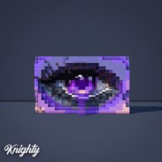 an image of a pixelated photo with the words knighty on it's side