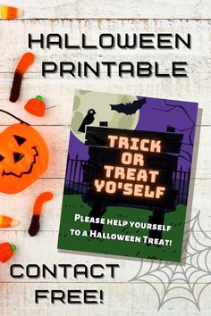 halloween printable trick or treat vosel for kids