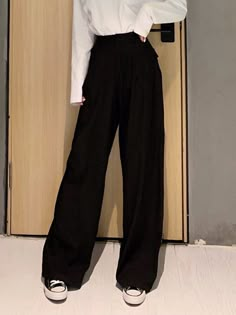 Wide Leg Cotton Trousers TrueNorthApparel Long Pants, American Football