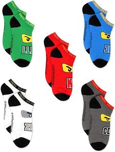 Lego Toddler Kids Teens Adults Multi Pack Sock Set #lego #kids #socks #ninjago #legoninjago #legoclothing #amazon #shopamazon #amazonprime #yankeetoybox Boys Dpz Stylish, Sock Set, Boys Dpz, Cool Lego, Toy Box, Boys Christmas