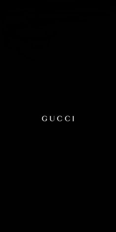 a black background with the word gucci on it