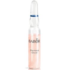 The BABOR Ampoule Perfect Glow is an active concentrate that helps to restore a youthful-looking glow.  Ideal for tired, lacklustre skin, the formula is packed with moisturising properties. Light-reflecting pigments cast a radiant effect while helping to balance uneven tone.  PerfectionPeptide P3 works to rejuvenate dull skin. The ampoules arrive in a set of seven. Collagen Cream, Absolut Vodka, Dermal Fillers, Negroni, Even Out Skin Tone, Ginger Beer, Dull Skin, Luxury Skincare, Color Ring